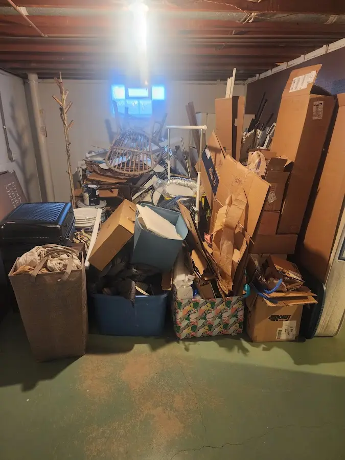 Roll-off dumpster container at job site for Construction Dumpster Rental in Austin